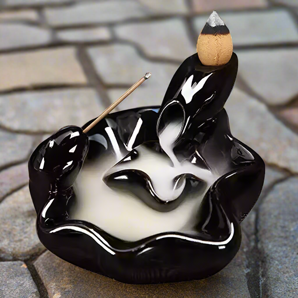 Incense Burner - Backflow - Ebony Lotus Collection