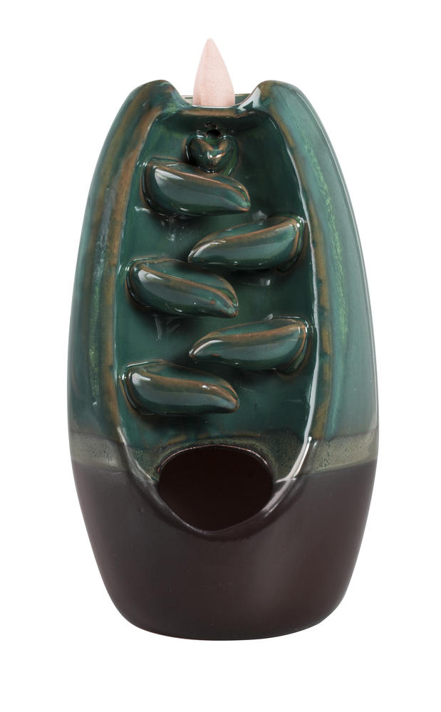 Incense Burner - Backflow - Oval Cascading