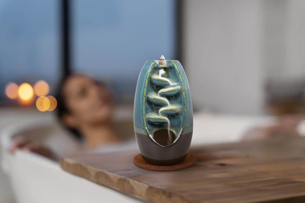 Incense Burner - Backflow - Oval Cascading