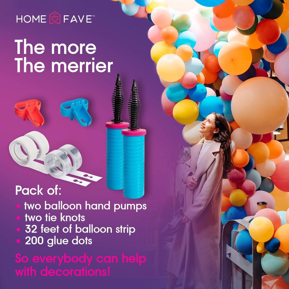 Balloon Pump Set & Arch Kit - 8 piece