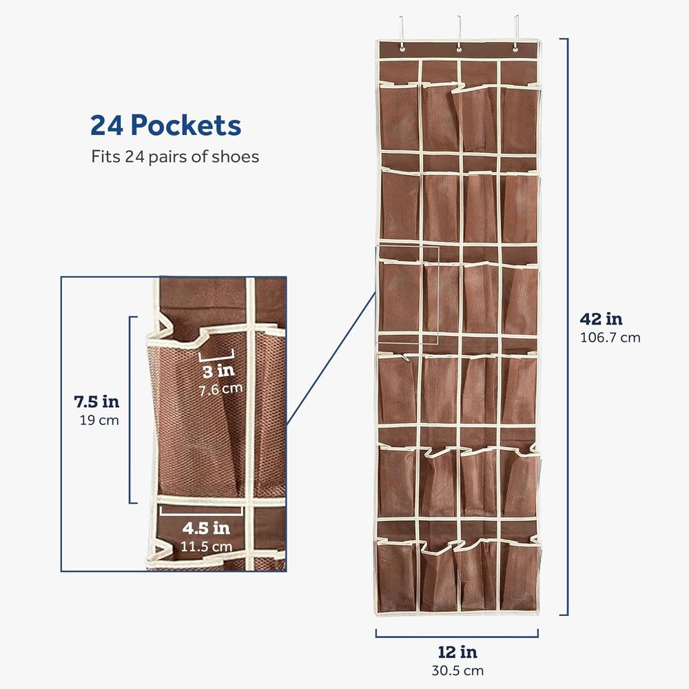 Zober Over-the-Door Shoe Organizer, view 5