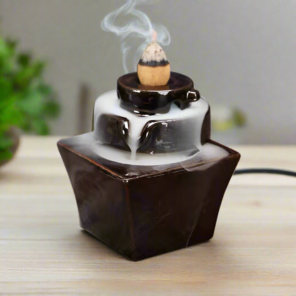 Incense Burner - Backflow - Ebony Lotus Collection
