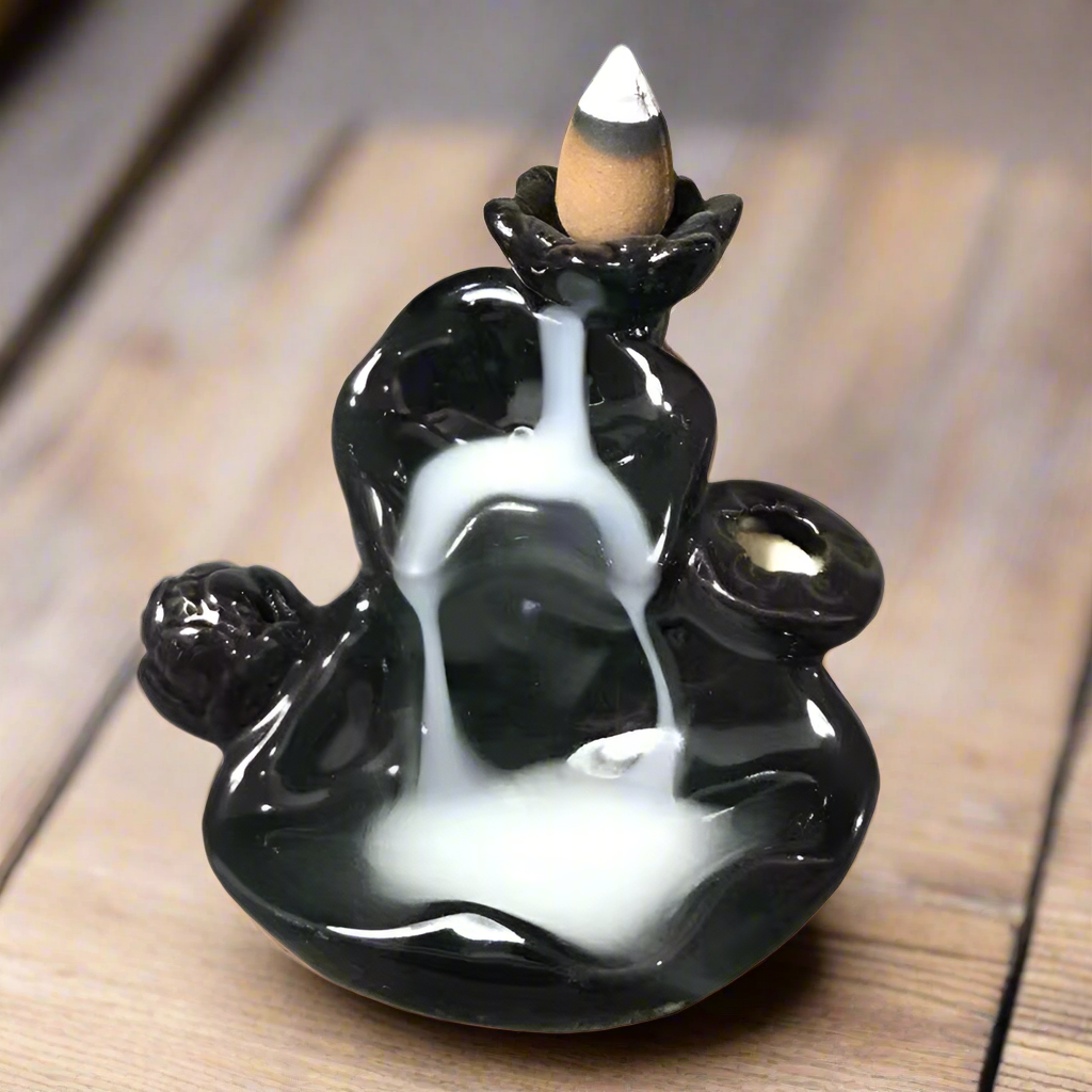 Incense Burner - Backflow - Ebony Lotus Collection