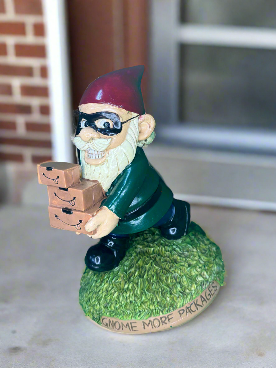 Garden Gnome Hefty 9.5-inch Porch Pirate Garden Gnome Exclusive By Big Mouth Inc