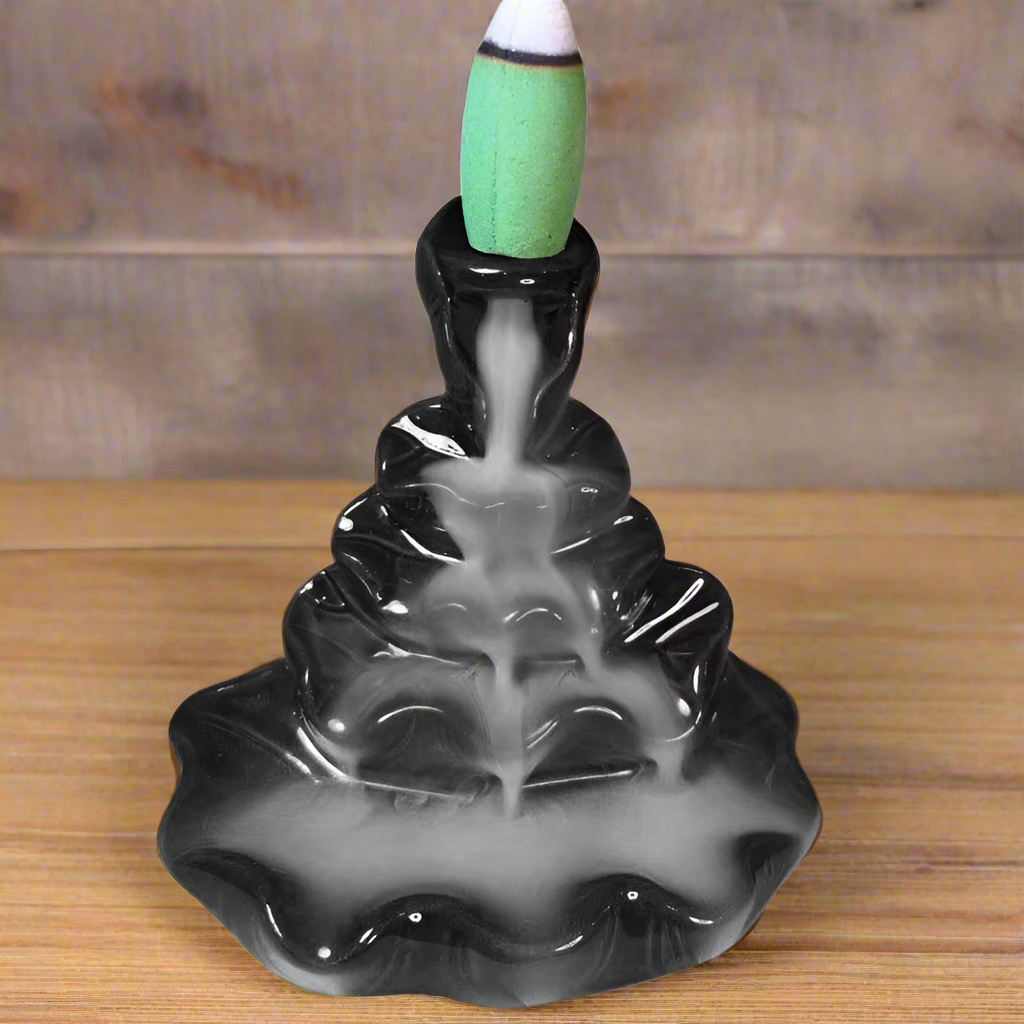 Incense Burner - Backflow - Ebony Lotus Collection