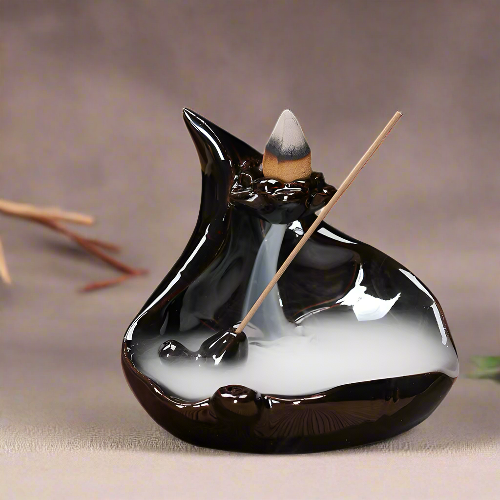 Incense Burner - Backflow - Ebony Lotus Collection
