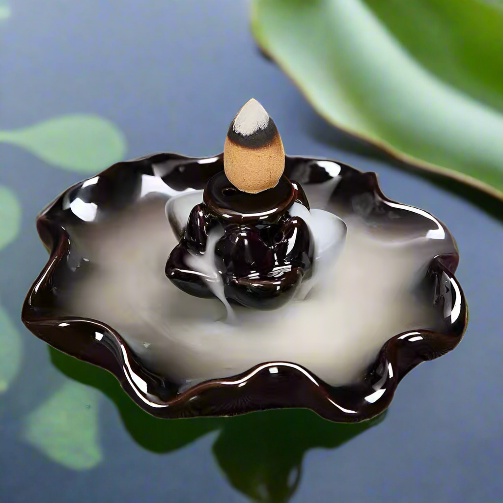 Incense Burner - Backflow - Ebony Lotus Collection