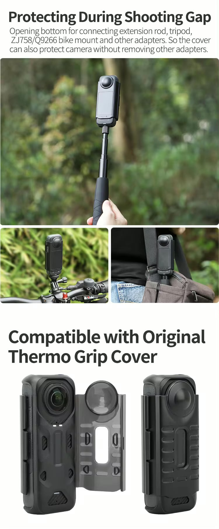 Premium Lens & Screen Protective Case for Insta360 X4 by Sunnylife