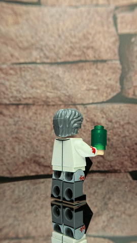 Notal'Ego Zombie Squad Mad Stan minifigure, view 2