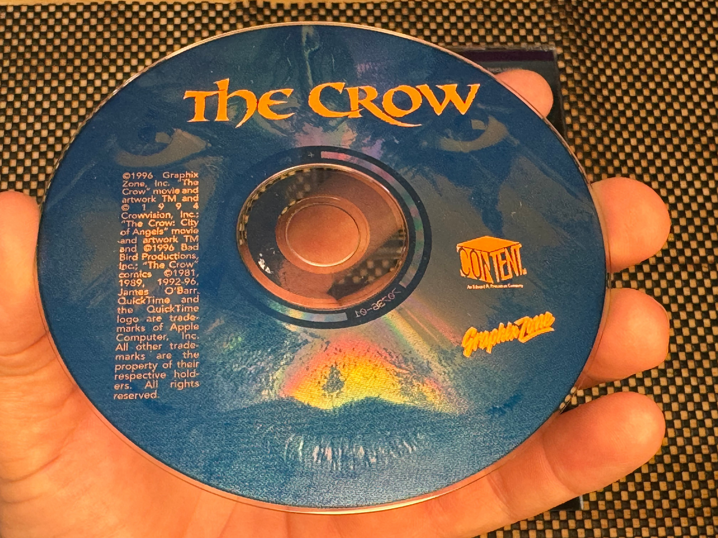 The Crow Interactive Collection CD Vintage circa 1996
