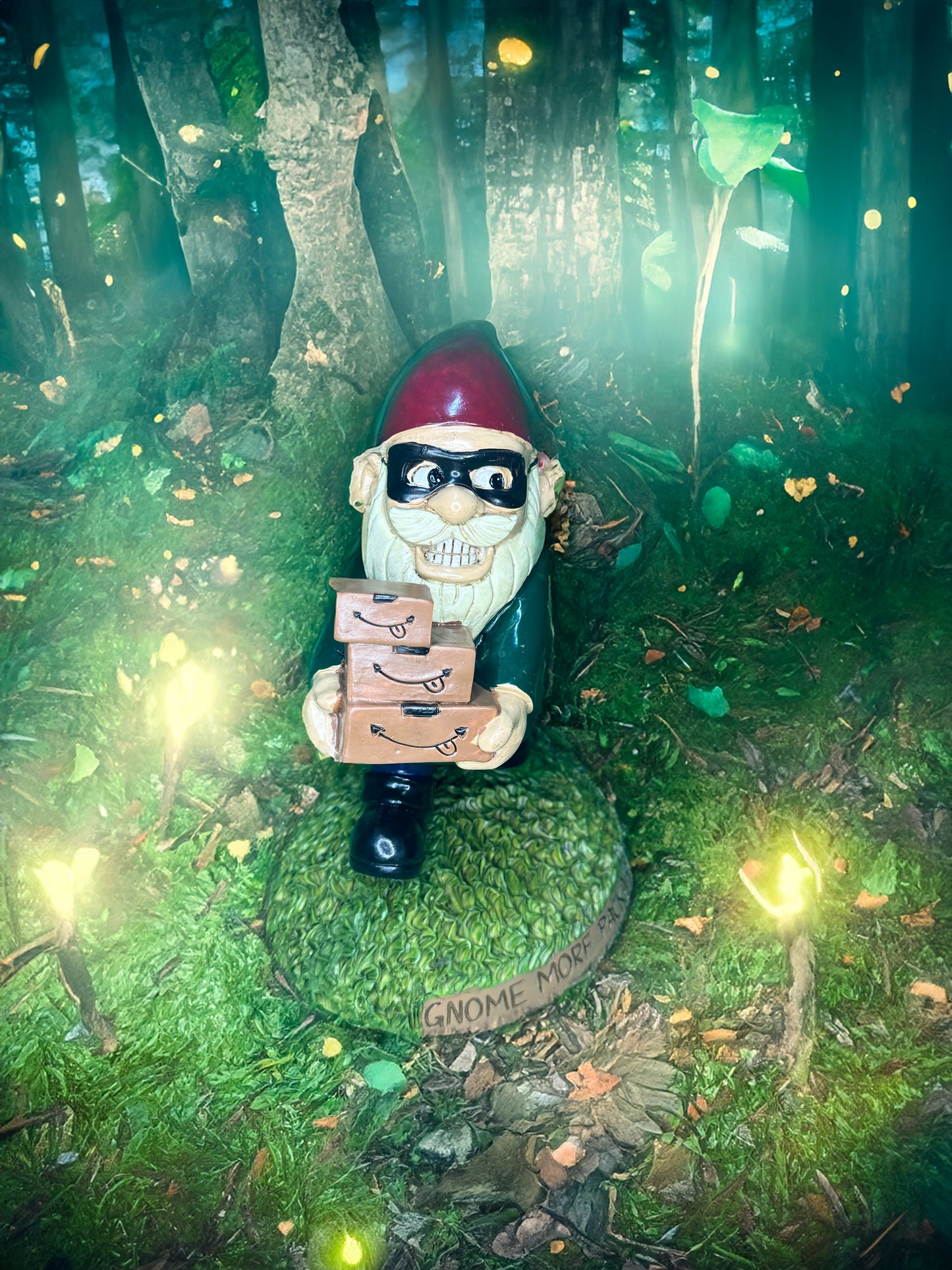 Garden Gnome Hefty 9.5-inch Porch Pirate Garden Gnome Exclusive By Big Mouth Inc