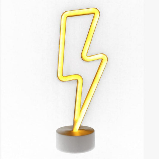 Neon Knight LED Lightning Bolt Light, view 2
