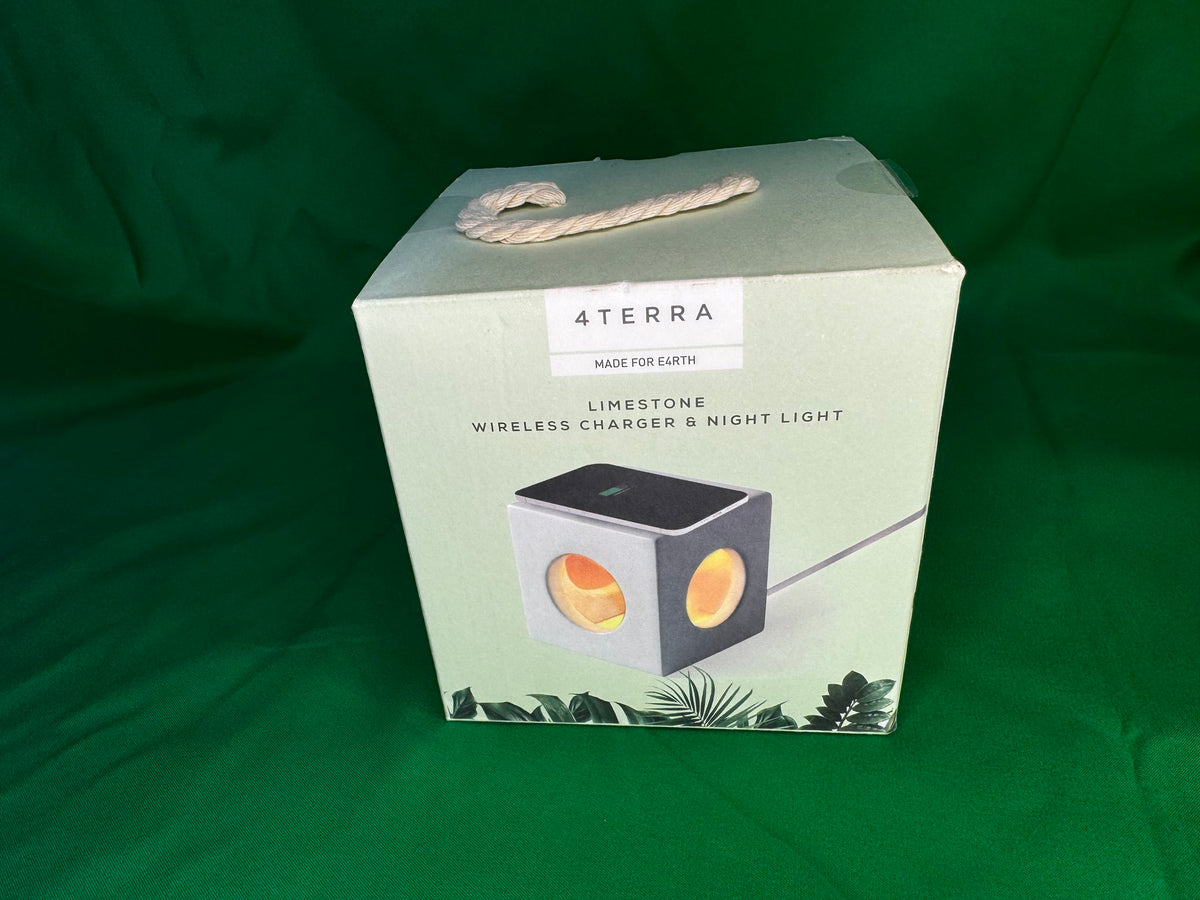 4TERRA Limestone Wireless Charger & Nightlight