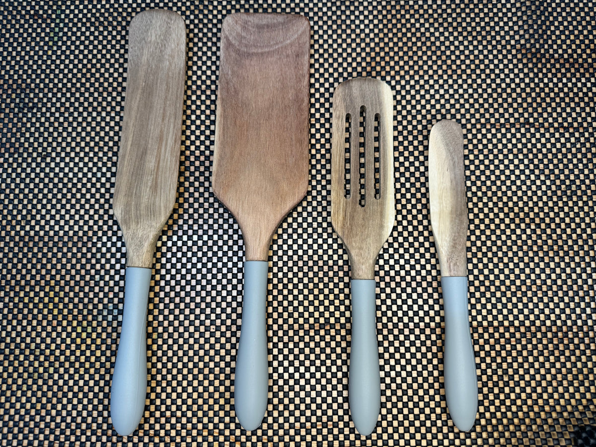 Spurtle 4-Piece Acacia Wood Set, 13", view 2
