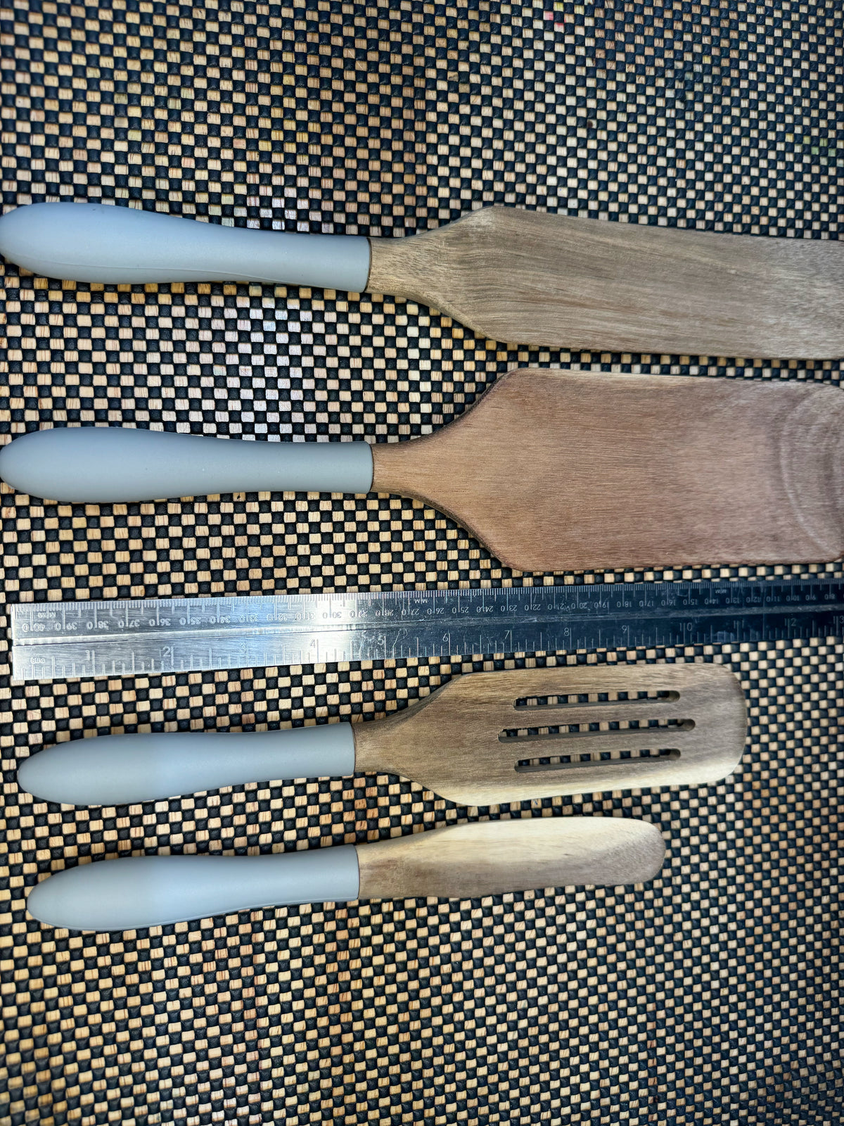 Spurtle 4-Piece Acacia Wood Set, 13", view 3