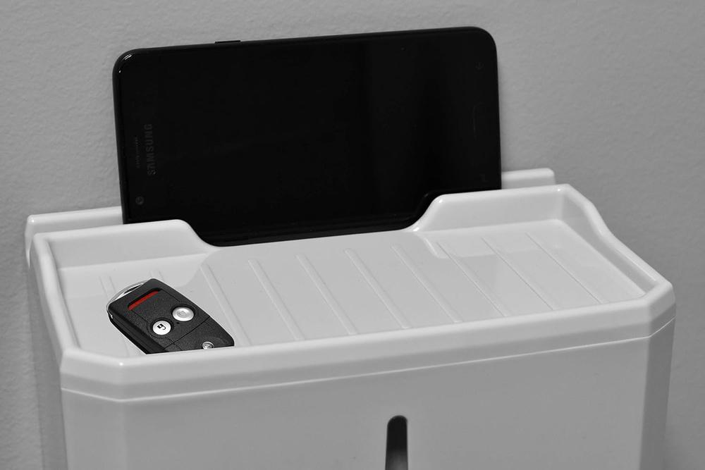 Masirs Wall-Mount Tissue & Toilet Paper Holder, view 5