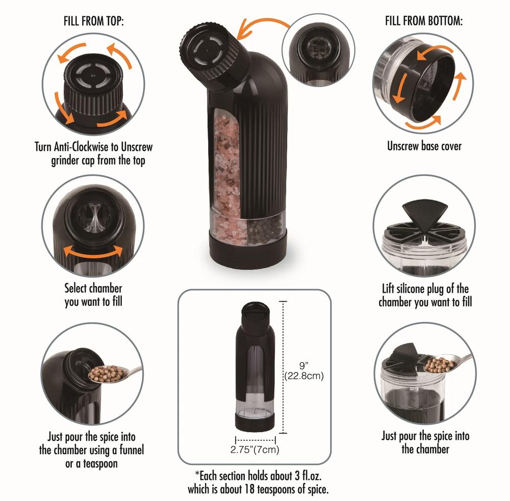 MasterMill 5-in-1 Spice Grinder, view 7