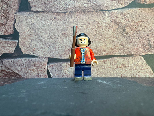 Notal'Ego Zombie Squad Andy Axe Mann minifigure, view 2